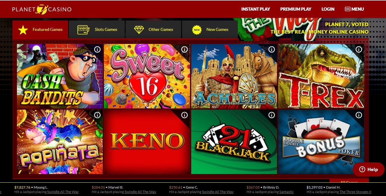 planet 7 online casino login