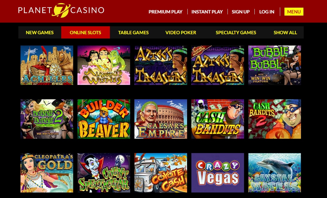 planet 7 casino sister sites