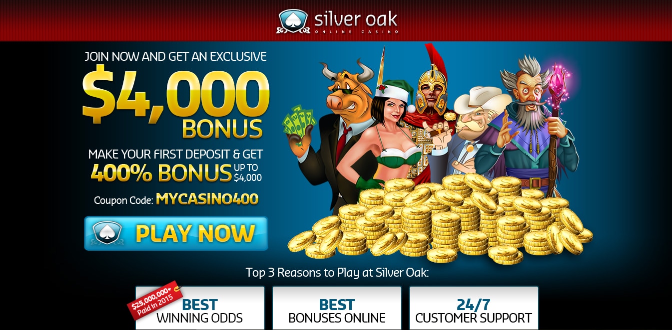 Silver Oak Online Casino Home