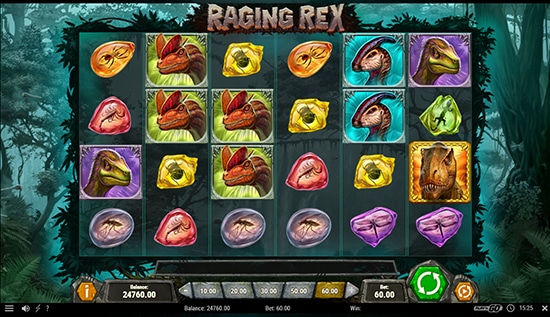 raging rex slot theme