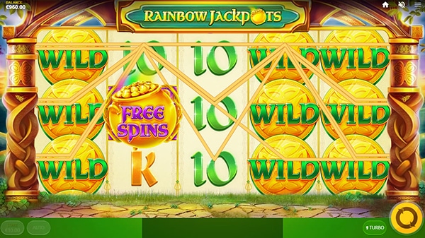 rainbow jackpots slot wilds