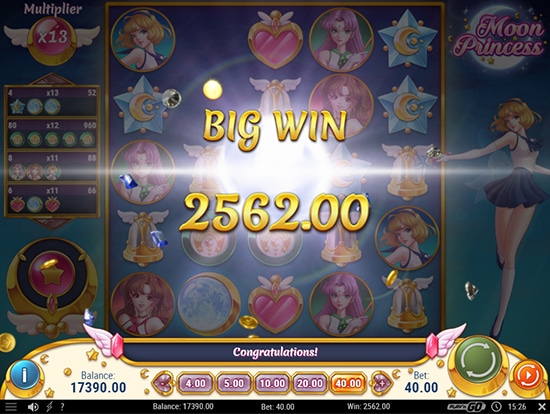 moon princess slot big win