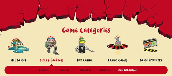 casoola casino game categories