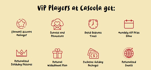 casoola casino vip rewards