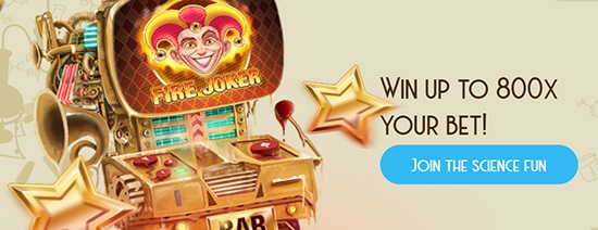 Win up to 800 x your bet at Casino Lab