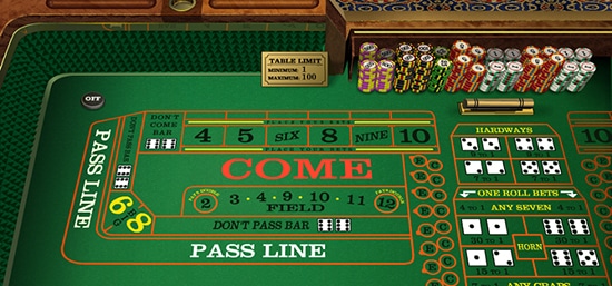 Online Craps Table