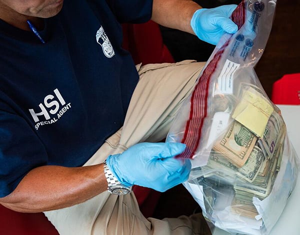 Cash Seized from Hawaii Illegal Gambling