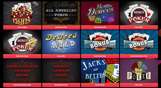 Bonus Blitz Video Poker