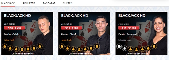 Yabby Casino Live Dealers