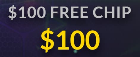 Screenshot of Mr O Casino $100 Free Chip Offer