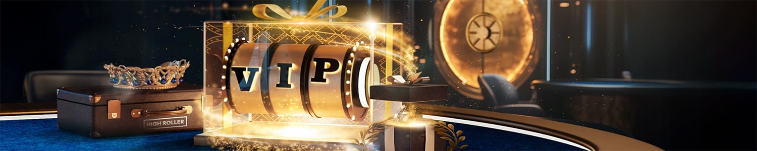 Posh Slot Reels with Gold Roulette Wheel and Crown