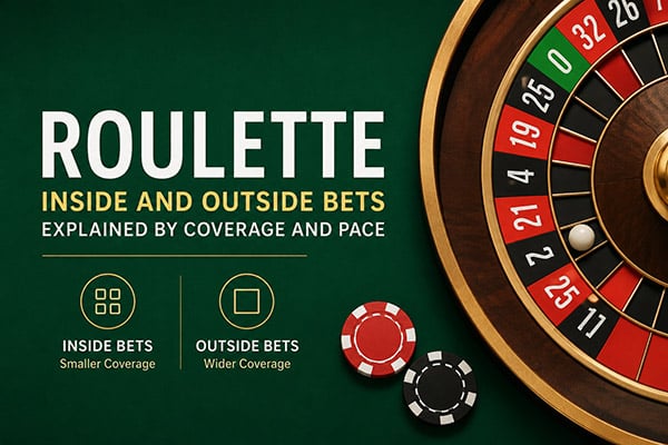 Roulette wheel and coverage labels