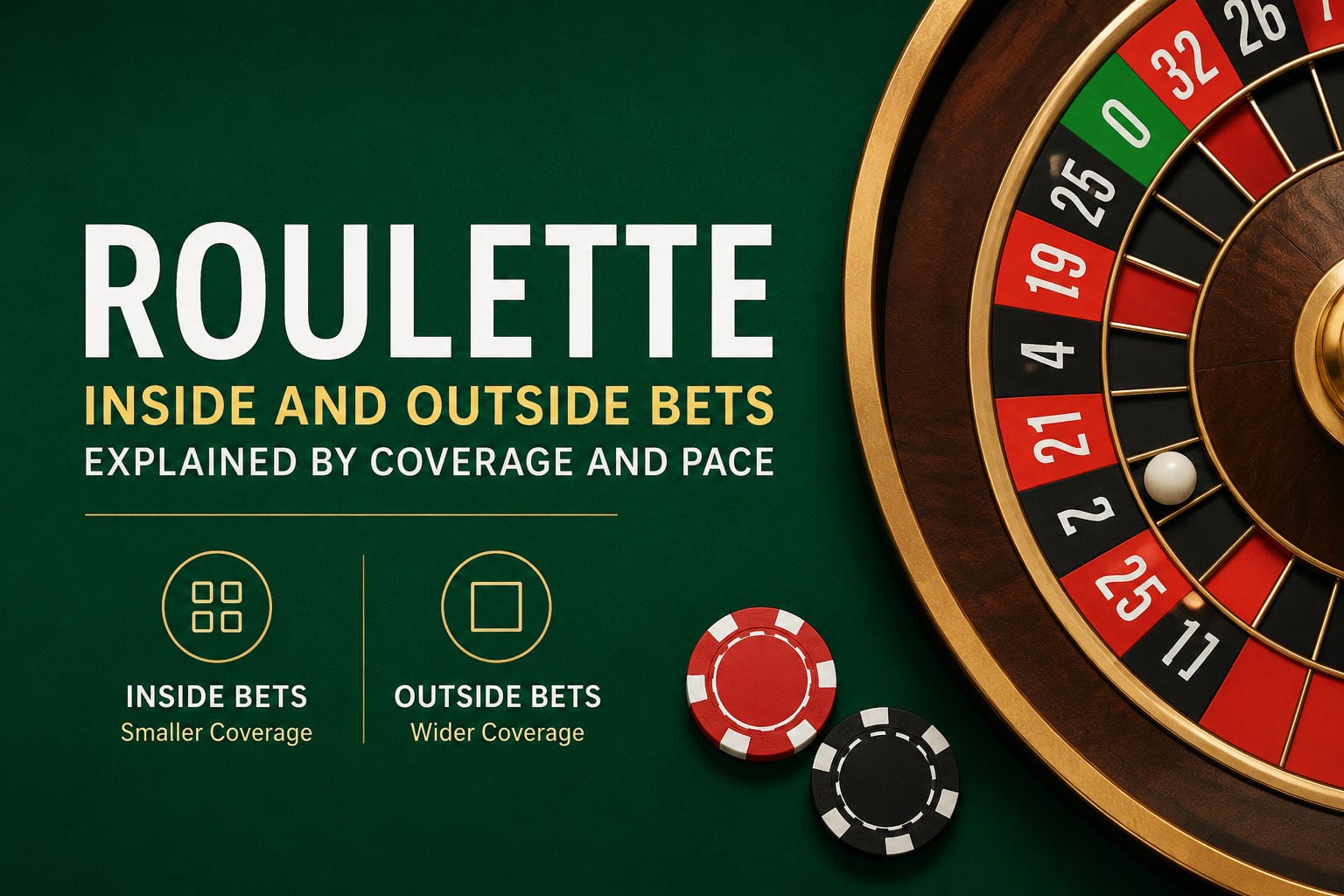 Roulette wheel and coverage labels